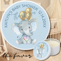 Favoriter för cute Elephant Pojke Shower