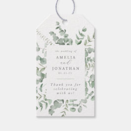 Favoriter för eukalyptus Wedding Presentetikett