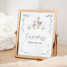 Favoriter för Fånig Goose Baby Shower Poster