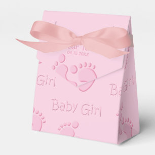 Favoriter för Flicka Little Feet Footprint Shower Presentaskar