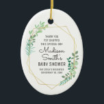 Favoriter för Geometric- och Grey Baby Shower Part Julgransprydnad Keramik<br><div class="desc">Finns här:http://www.zazzle.com/selectpartysupplies</div>