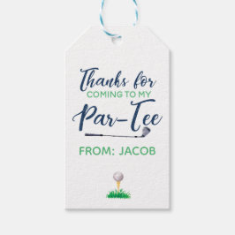 Favoriter för Golf-Tack med vattenfärg Presentetikett