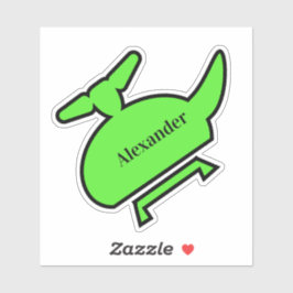 Favoriter för helikopterFödelsedagsfest Klistermärken