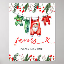 Favoriter för jultomten i julklapp poster