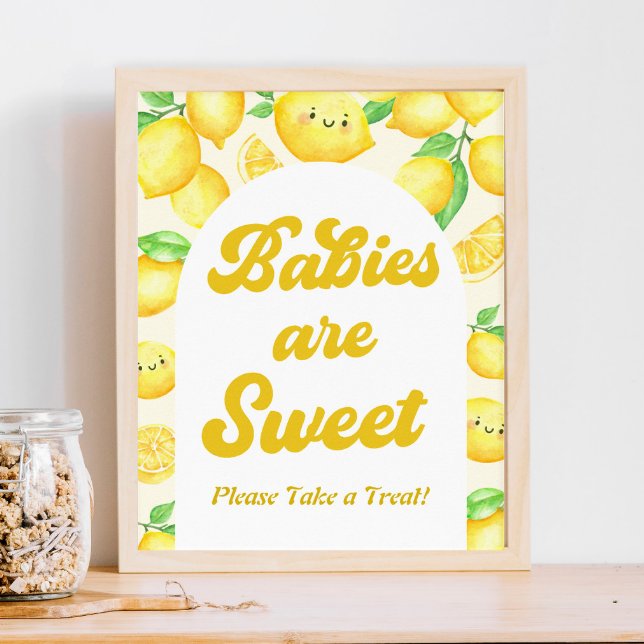 Favoriter för Lemon Baby Shower Poster (Skapare uppladdad)