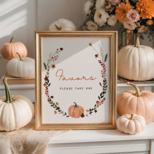 Favoriter för lilla Pumpkin Fall Baby Shower Poster