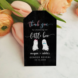 Favoriter för Little Boo Gender Reveal Party Presentetikett