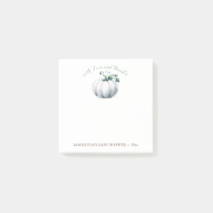 Favoriter för Little Pumpkin Baby Shower Post-it Block