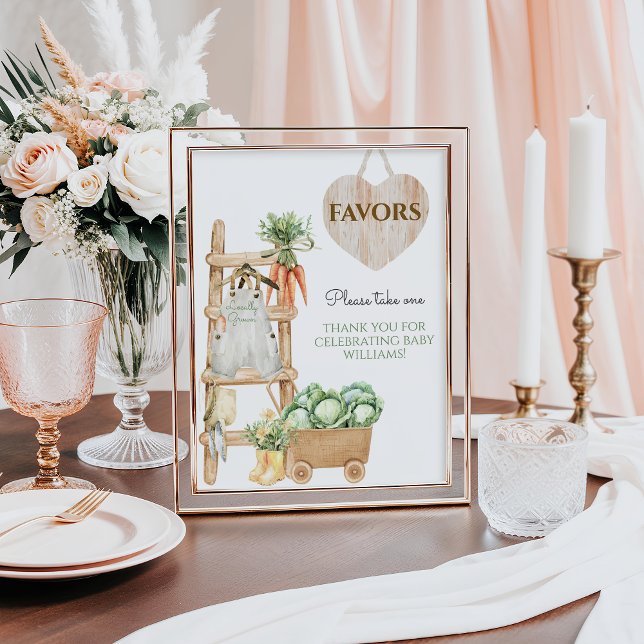 Favoriter för lokalt odlad lantbrukare, rustic Bab Poster (Skapare uppladdad)