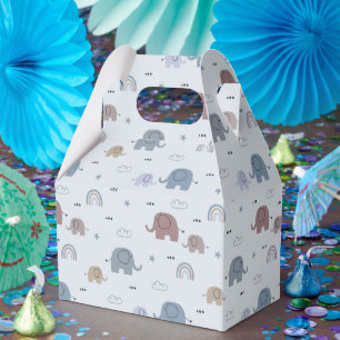 Favoriter för mamma och Baby Elephant Mönster Presentaskar