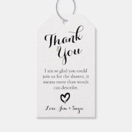 Favoriter för minimal Rustic Baby Shower Presentetikett