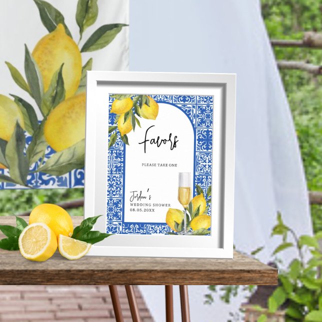 Favoriter för Möhippan Lemons & Mediterranean Tile Poster (Skapare uppladdad)