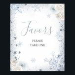 Favoriter för Möhippan Winter Snowflake Poster<br><div class="desc">Winter Snowflake Möhippa Favorittecken</div>