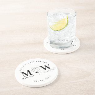 Favoriter för monogrammade bröllopsgåvor för perso underlägg