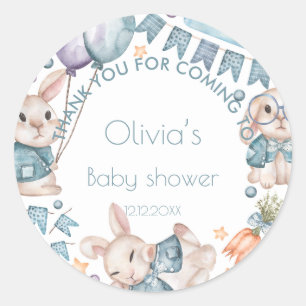 Favoriter för nalle Blegon Barly Wait Baby Shower Runt Klistermärke