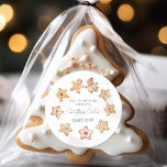 Favoriter för nybörjarbokning för vattenfärgsfärg runt klistermärke<br><div class="desc">Koknyppning från vattenfärgsfärg till jultomten. Ett klistermärke för din cookie tar hemväskor. En minimalistisk design med kakor och brödrod som cirkulerar runt ord. Julkookies är i ett skript. Anpassa enkelt resten av texten till dina egna detaljer.</div>
