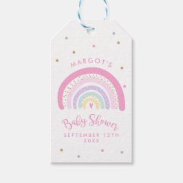 Favoriter för Pastel Rainbow Baby Shower Presentetikett