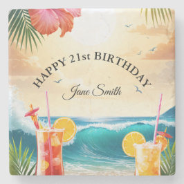 Favoriter för perfekt | Unik 21:a födelsedag Stenunderlägg