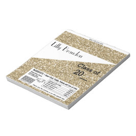 Favoriter för Skolpartiet Studenten Candy Pub Wrap Anteckningsblock