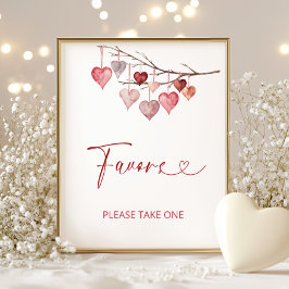Favoriter för små Valentineser Poster