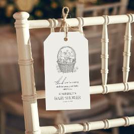 Favoriter för Tack av antikisk skogsbabyskötare Presentetikett