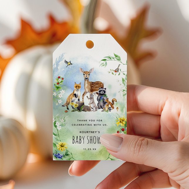 Favoriter för Tack för babykläder för vattenfärg Presentetikett (Skapare uppladdad)