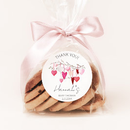 Favoriter för Tack för spädbarn Runt Klistermärke