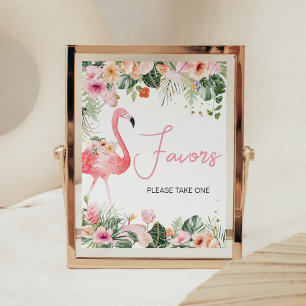 Favoriter för Tropical Flamingo Baby Shower Poster