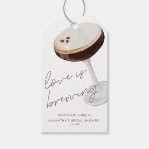 Favoriter för vattenfärgen Espresso Martini Möhipp Presentetikett