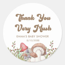 Favoriter för Watercolor Woodland Mushroom Baby Sh