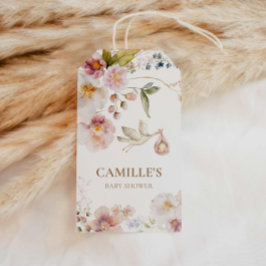 Favoriter för Wildblomma Baby Shower Presentetikett