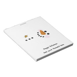 Favoriter för Wrapper Party-partiet Snögubbe i jul Anteckningsblock