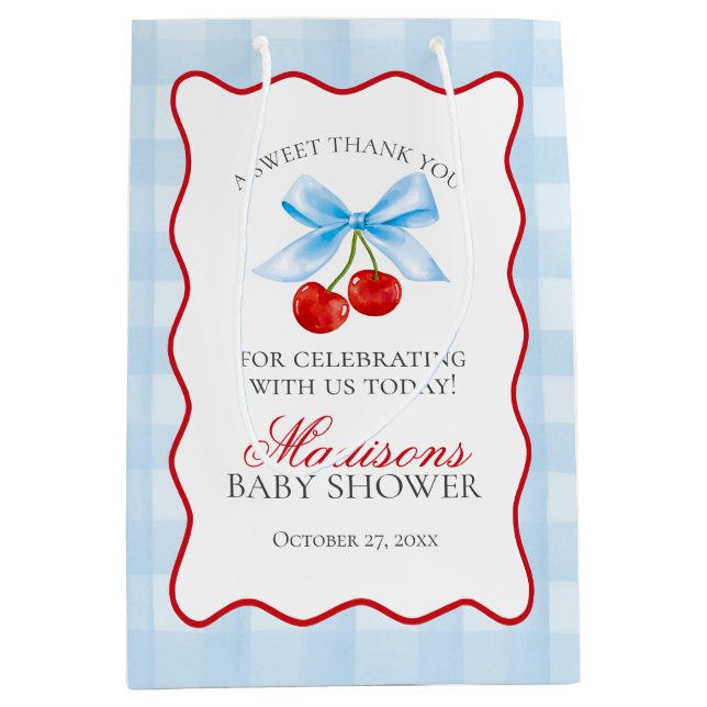 Favoriter i Cherry Sweet Blue Coquette Bow Baby Sh (Framsidan)