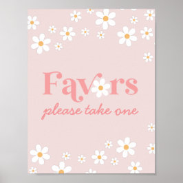 Favoriter i Daisyn rosa Poster