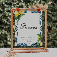 Favoriter Lemon Positano Bröllop-tecken