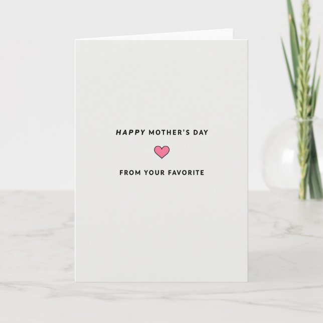 Favoriter Morsdags kort (Framsida)