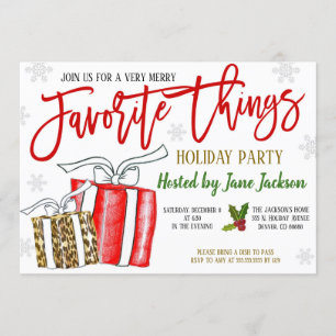 Favoriter Sak julfest Inbjudningar