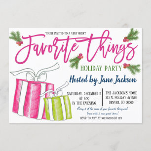 Favoriter Sak julfest Inbjudningar