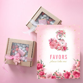 Favoriter Signera babyskor Rosa Flamingo Ballerina Poster