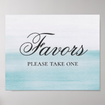 Favoriter. Vattenfärgsblått nautiskt skript bröllo