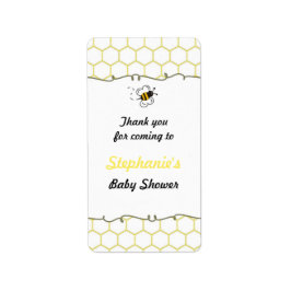 Favoritetiketter för Humla Hive Baby Shower Adressetikett