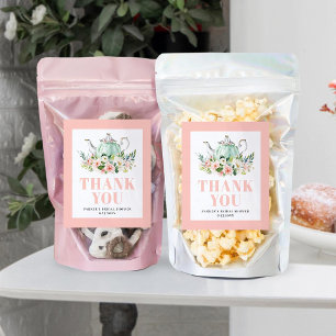 Favoritetiketter för möhippa Tea Party Vinflaska Etikett