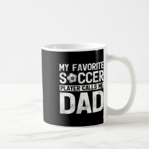 Favoritfotbollsspelare anropar mig Pappa Fars dag Kaffemugg
