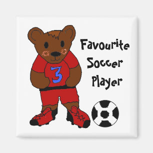 Favoritfotbollsspelare Magnet