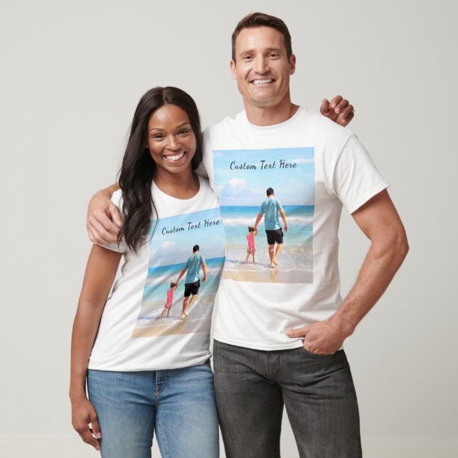 Favoritfoton T-Shirt med Anpassningsbar (Unisex)