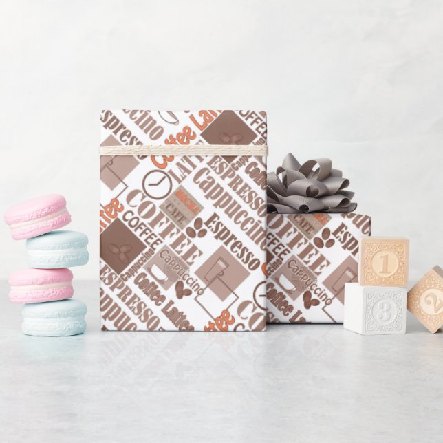 Favoritkaffeomslag papper presentpapper (Baby Shower)