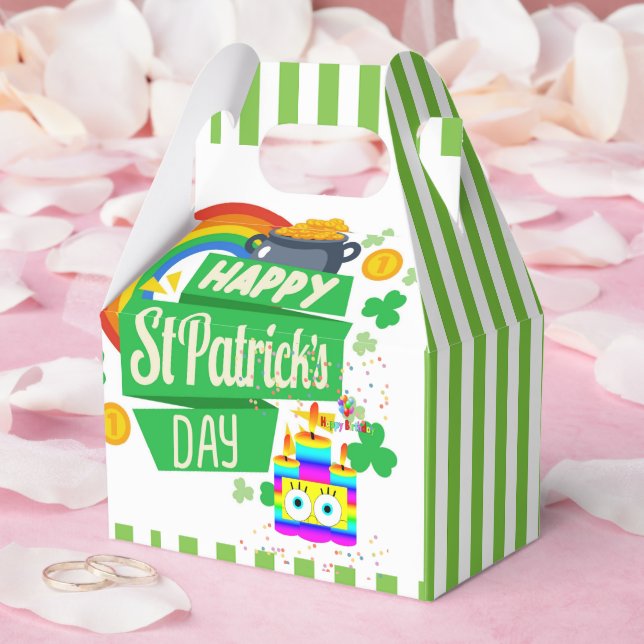 Favoritlåda Glad St. Patrick's Day Födelsedag  Presentaskar (Bröllop)