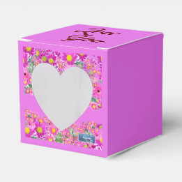 Favoritlåda Hjärtform (Rosa Blommix)RFPMDesigns©️2 Presentaskar