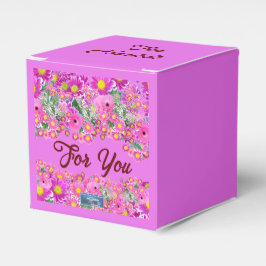 Favoritlåda Kub2 (Rosa Blommix) RFPMDesigns 2024 Presentaskar
