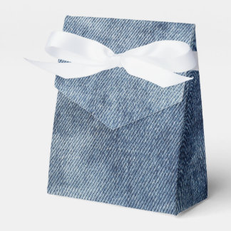 Favoritlåda med naturliga jeans, denim presentaskar
